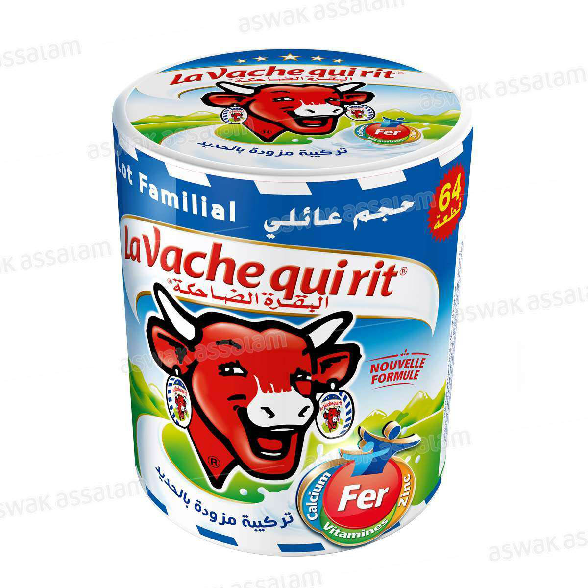 FROMAGE STANDARD 24P*2+16P LOT LA VACHE QUI RIT