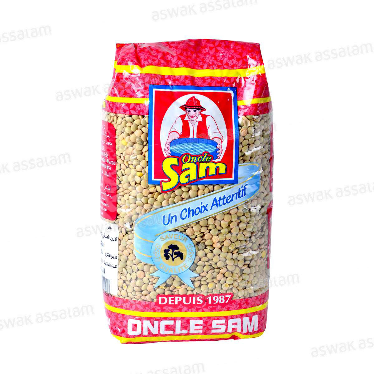 LENTILLES 1KG ONCLE SAM