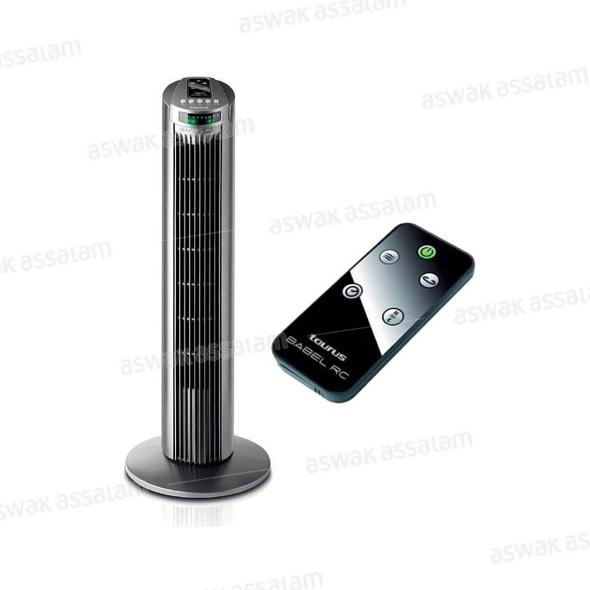 VENTILATEUR COLONNE 3 VITESSES BABEL RC TAURUS