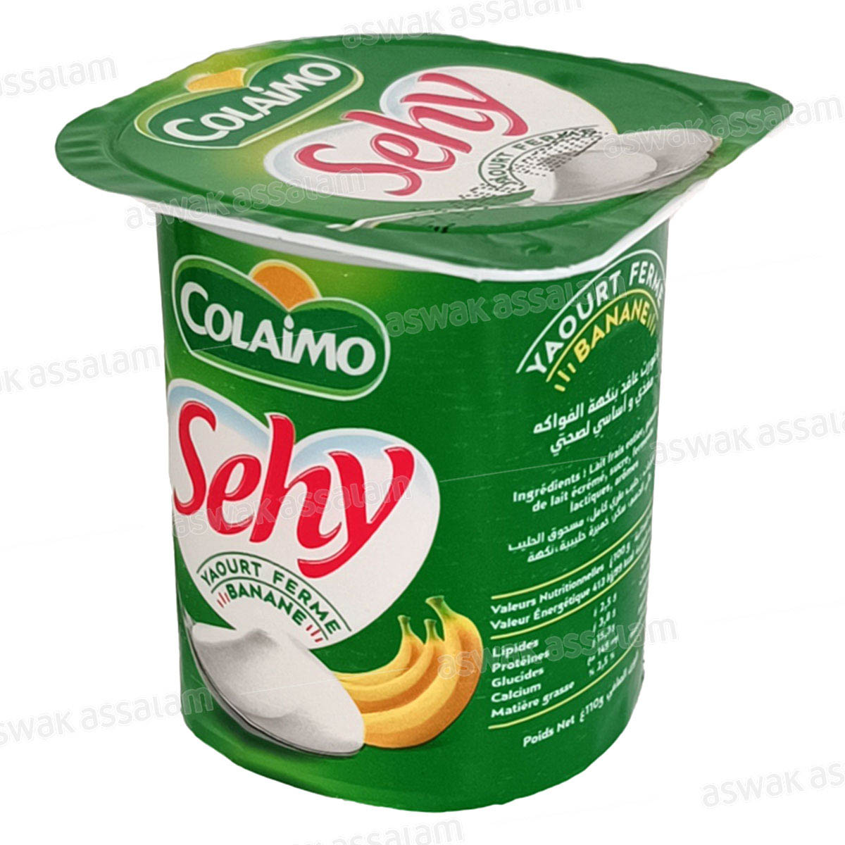 YAOURT FERME BANANE SEHY 110G COLAIMO