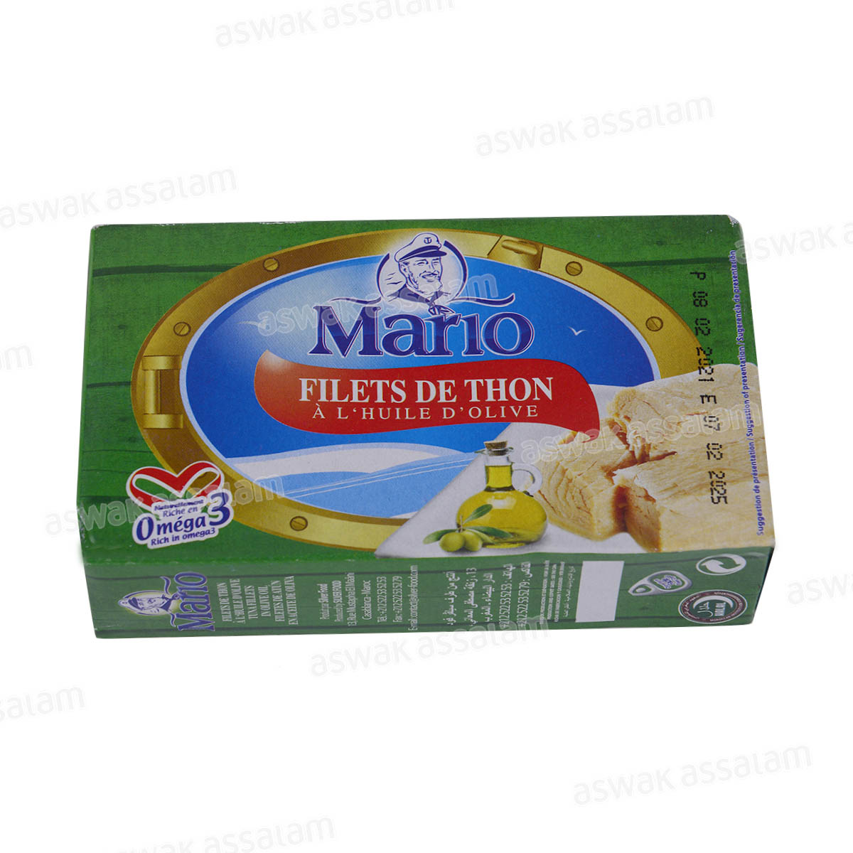 FILET DE THON A LHUILE DOLIVE 125G MARIO