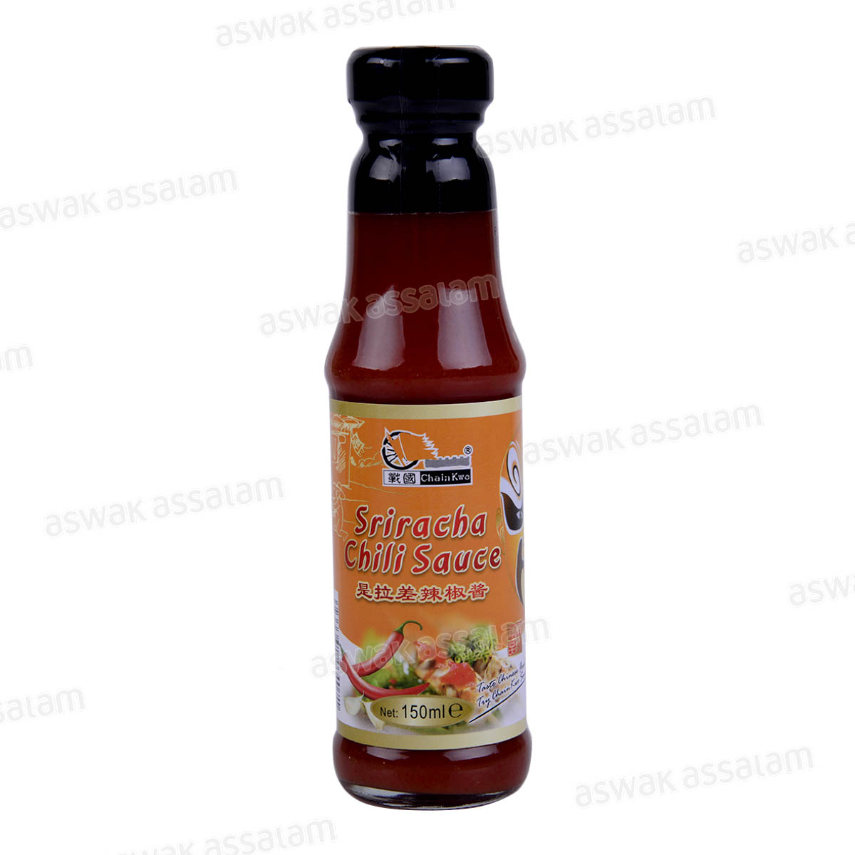 SAUCE SRIRACHA CHILI 150ML CHAIN KWO