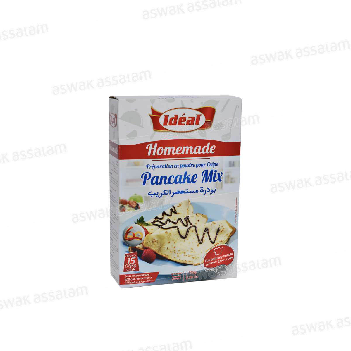 PREPARATION EN POUDRE POUR CREPE 198G IDEAL