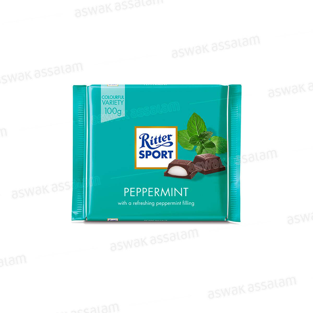 CHOCOLAT PEPPERMINT 100G RITTER SPORT