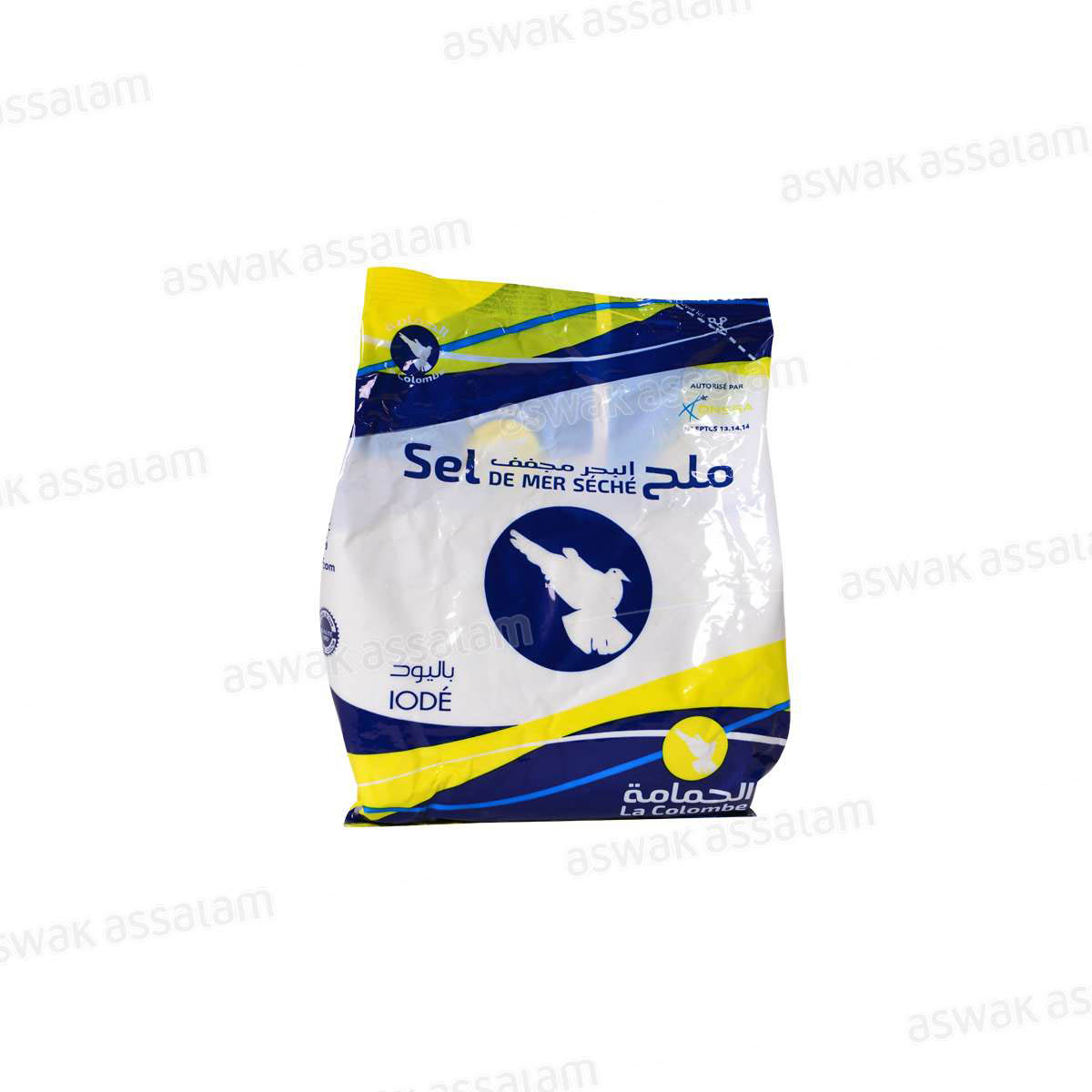 SEL SECHE IODE 750G LA COLOMBE