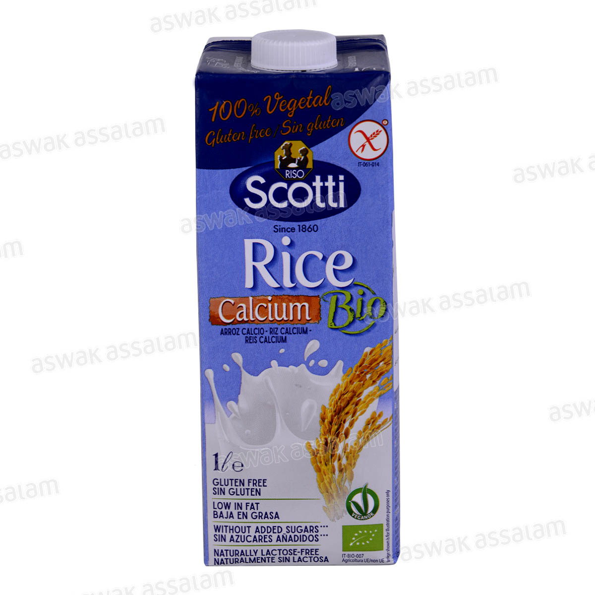BOISSON DE RIZ BIO SANS GLUTEN 1L SCOTTI