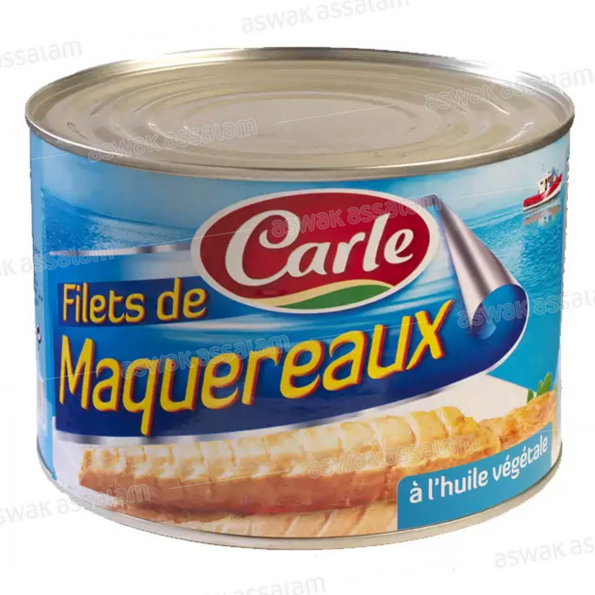 FILETS DE MAQUEREAUX A L’HUILE VEGETALE 1,7KG CARLE