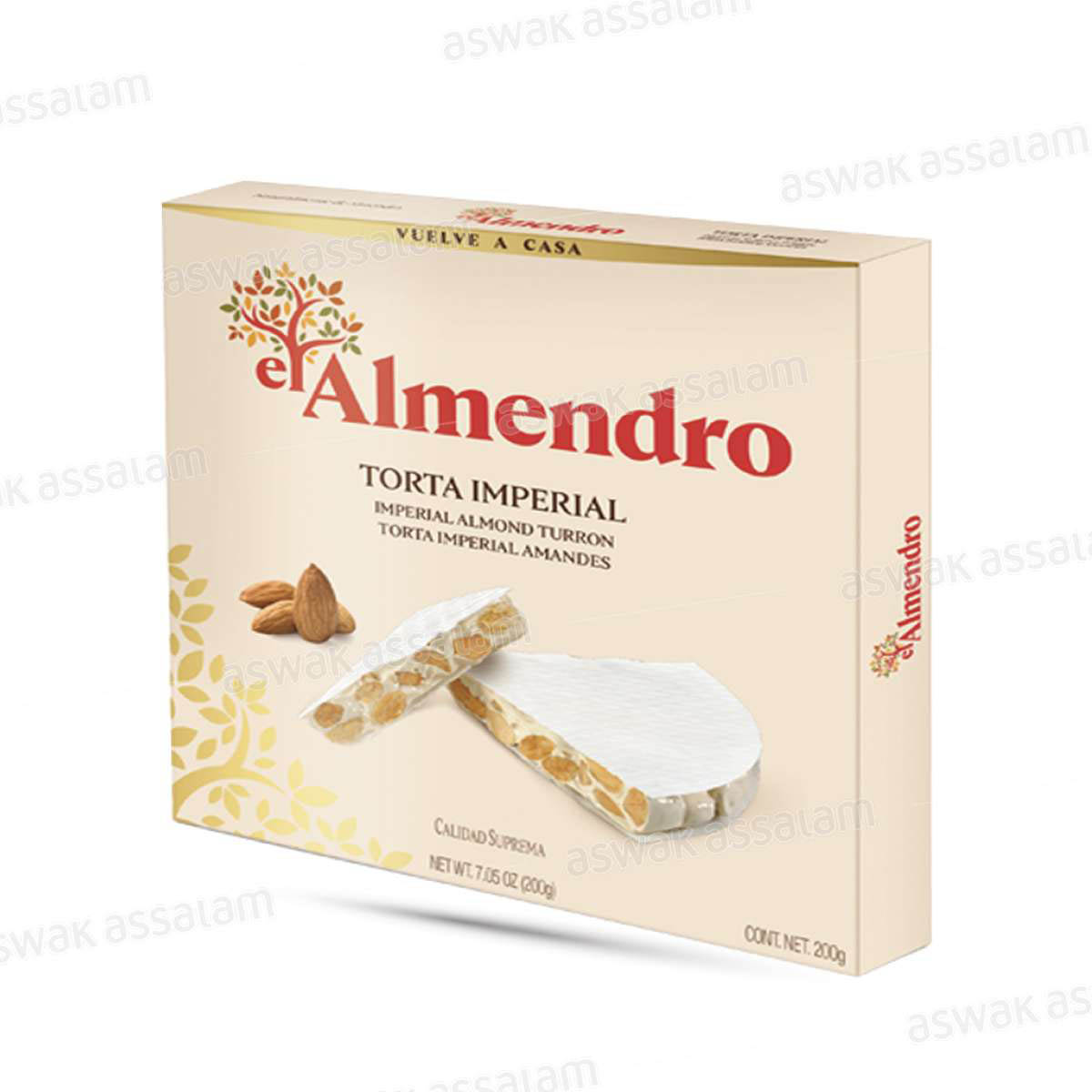 TURRON TORTA IMPERIAL CRUNCHY EL ALMENDRO