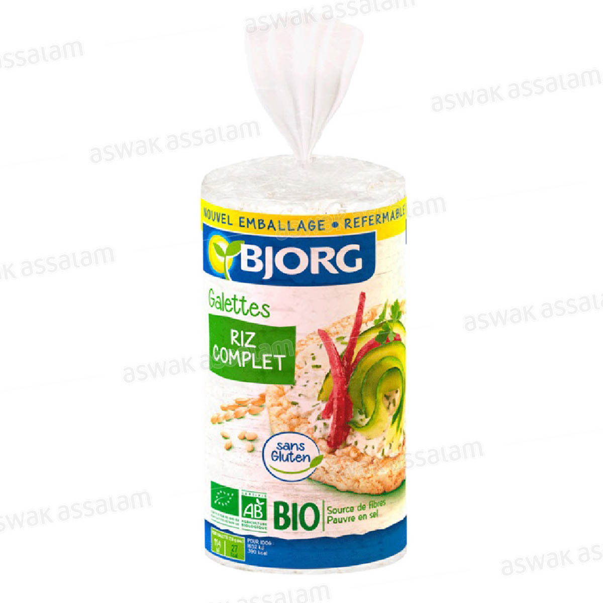 GALETTES DE RIZ COMPLET BJORG