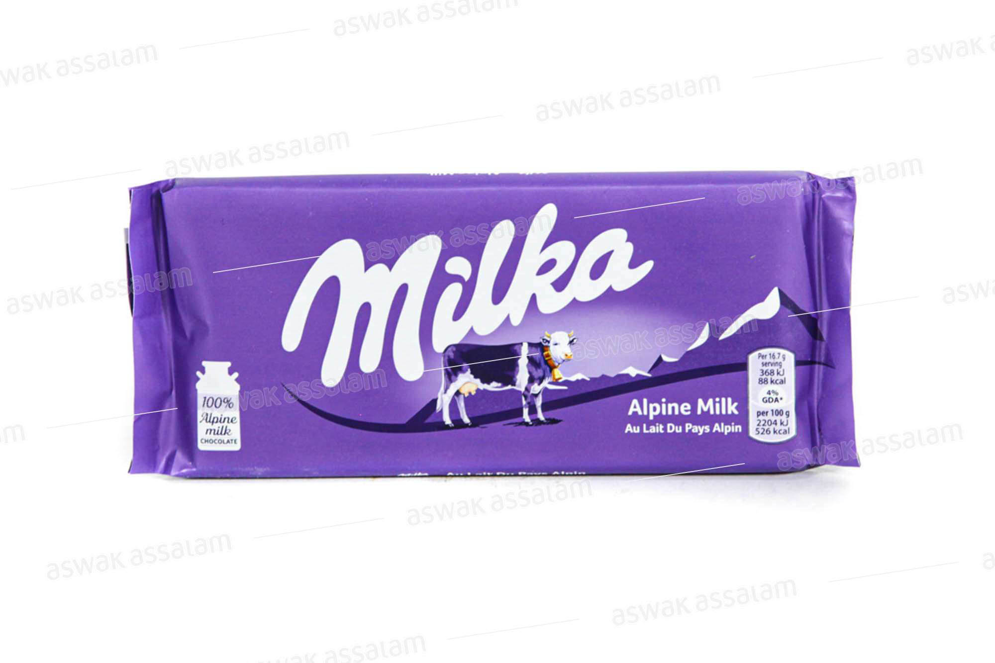 CHOCOLAT TABLETTE ALPINE MILK 100G MILKA