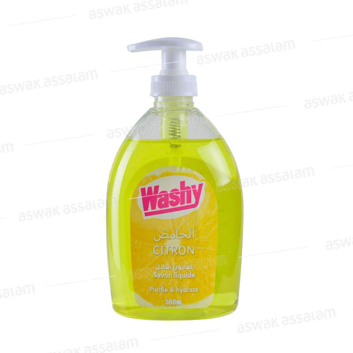 SAVON LIQUIDE CITRON 500ML WASHY