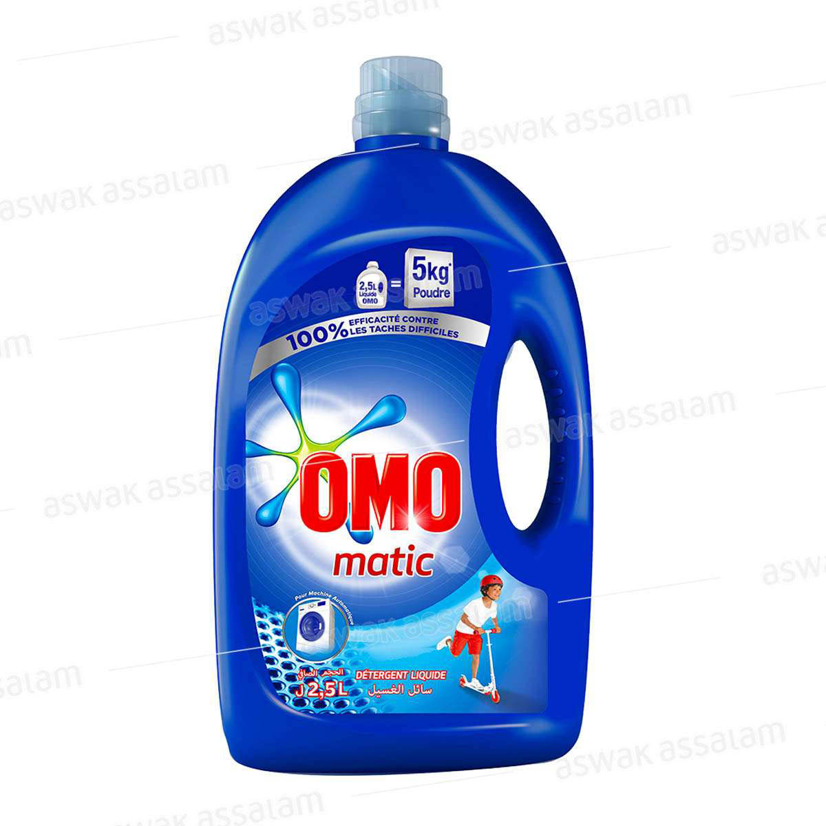LESSIVE LIQUIDE ACTIVE CLEAN 2.5L OMO