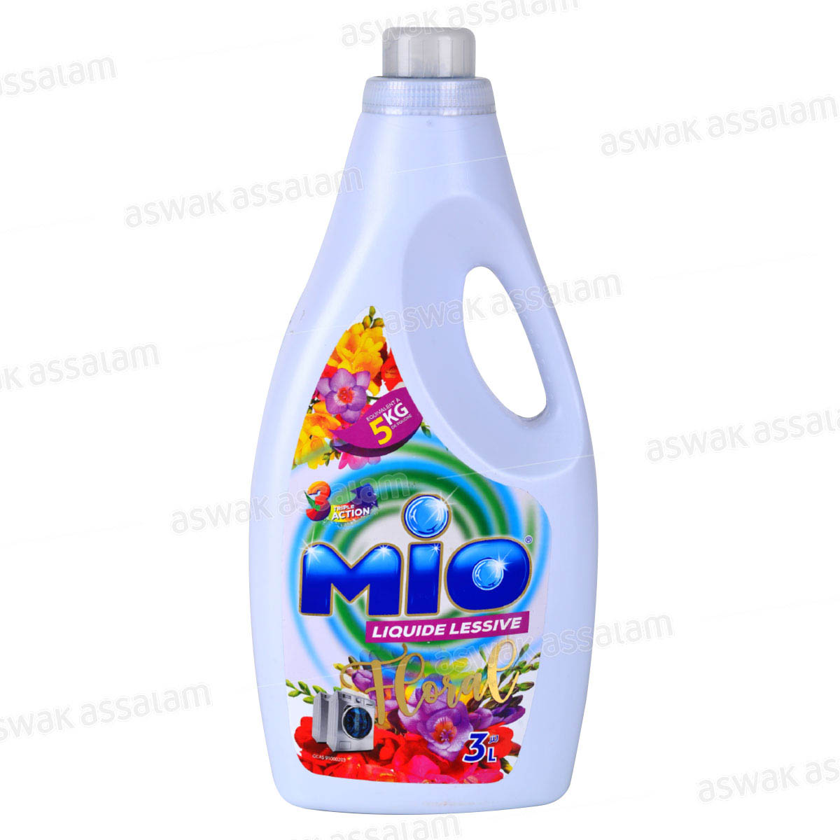 LESSIVE MACHINE LIQUIDE FLORAL 3L MIO