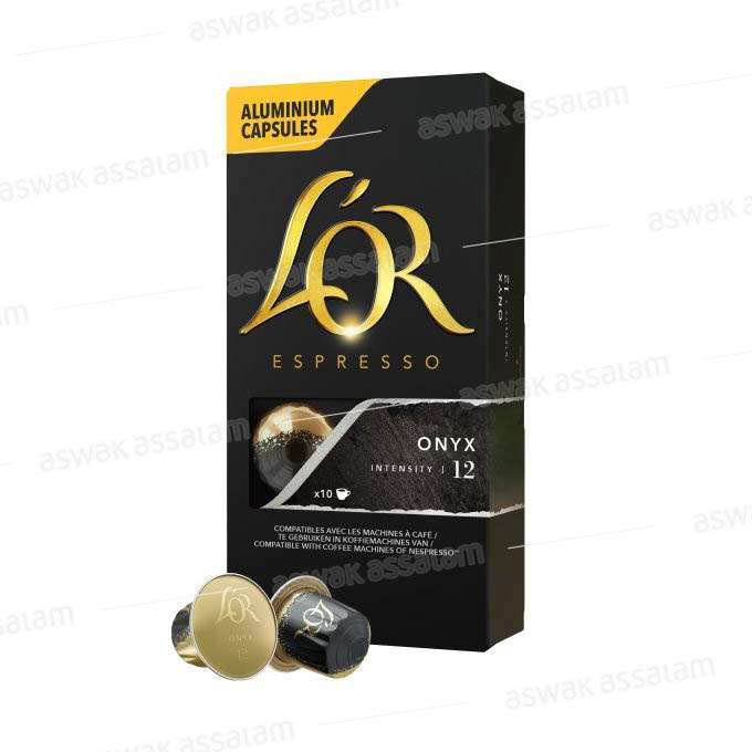 CAFE 10 CAPSULES N°12 ONYX L’OR