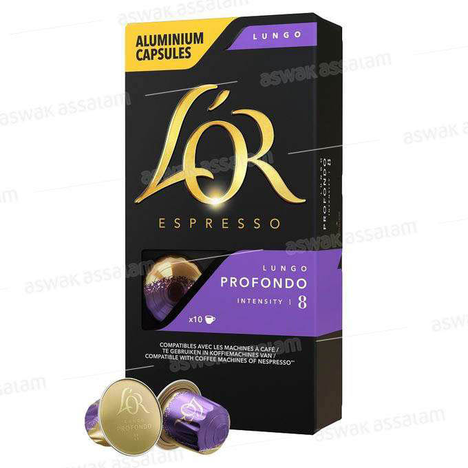 CAFE 10 CAPSULES N°08 PROFONDO L’OR