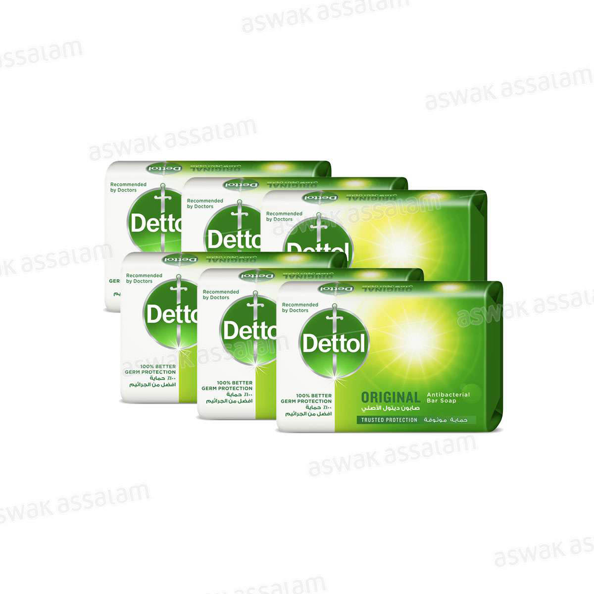 SAVON ORIGINAL PACK 6*70G DETTOL