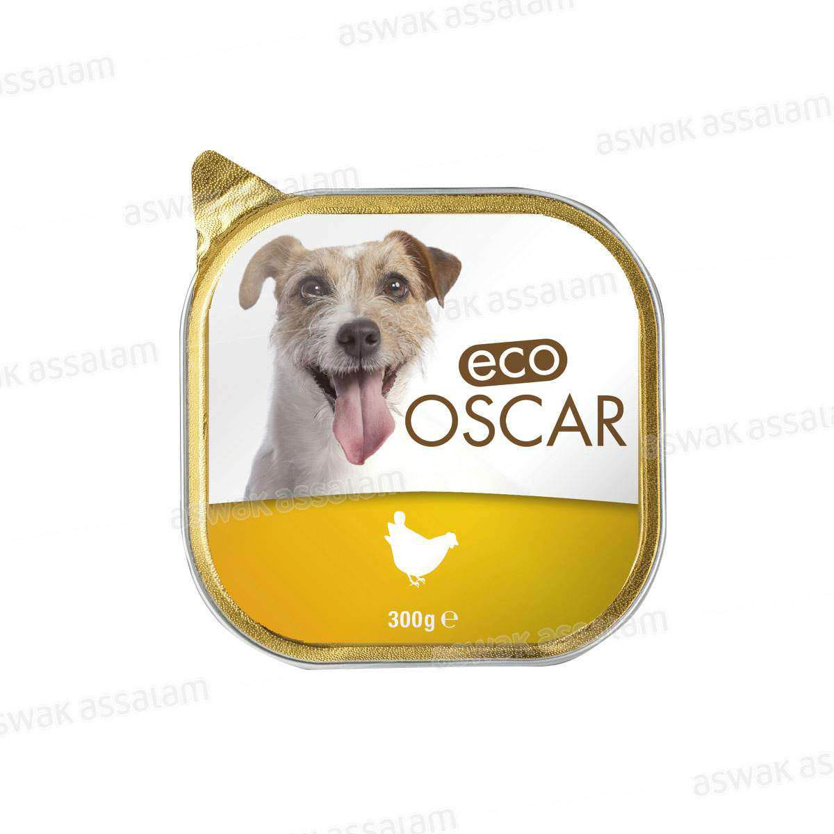 PATE POULET EN BARQUETTE POUR CHIEN 300G ECO OSCAR