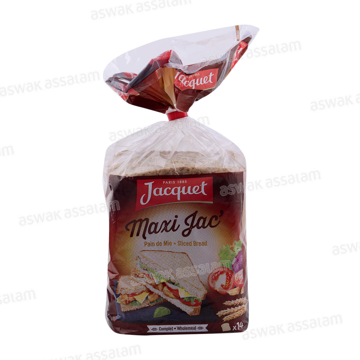 PAIN DE MIE BLE COMPLET 550G MAXI JAC’ JACQUET
