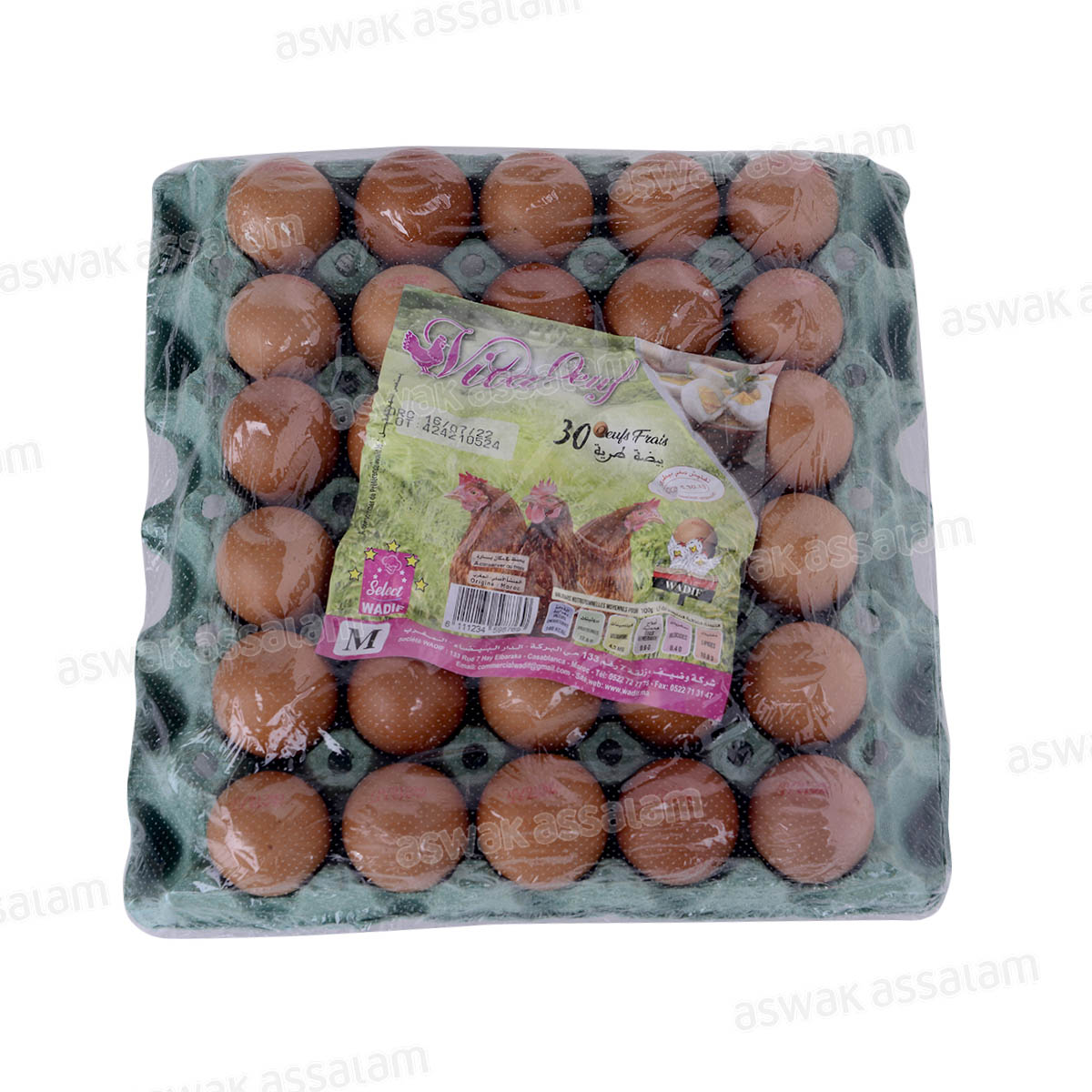 OEUFS PLATEAU DE 30 1.750KG VITA OEUF