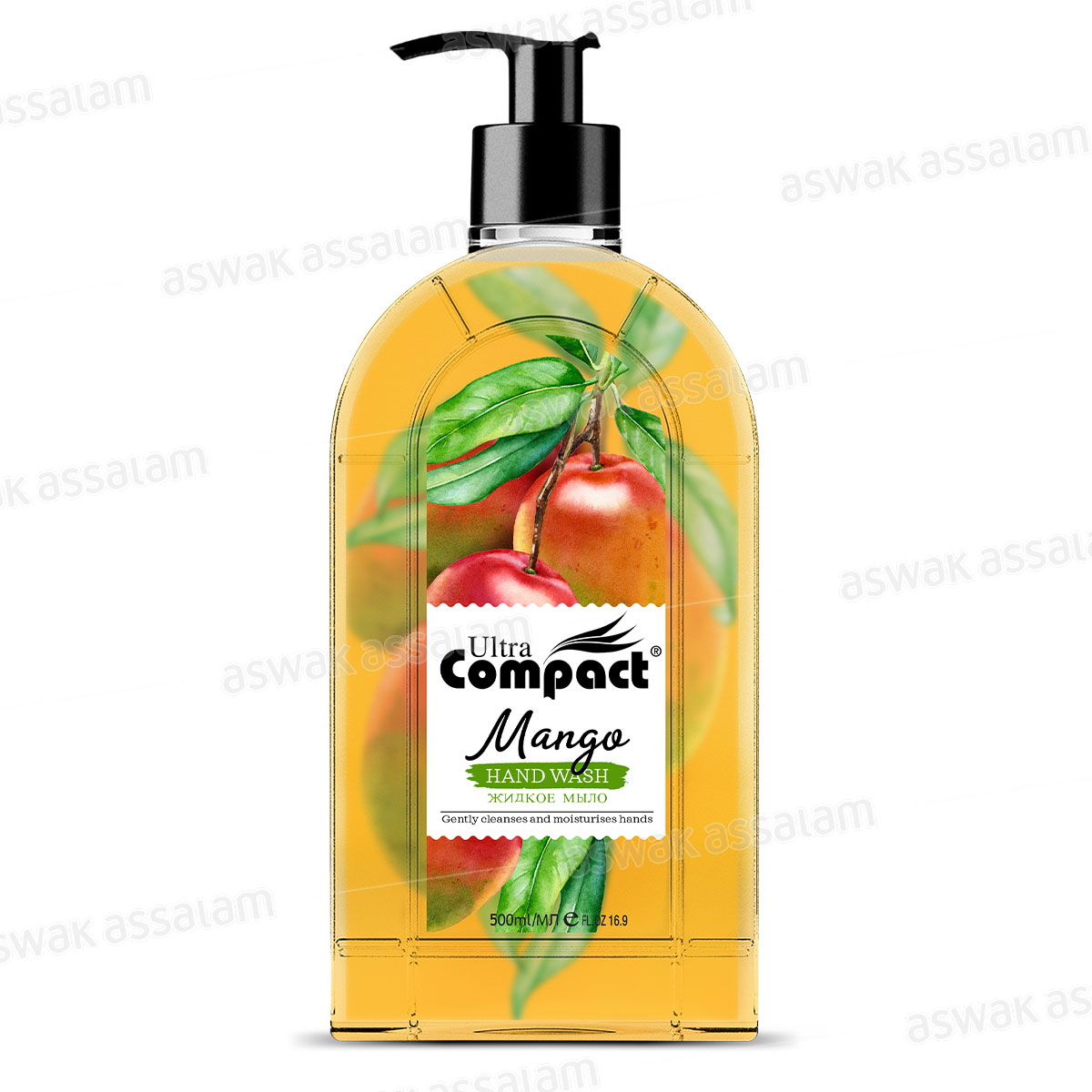 SAVON LIQUIDE MAINS MANGUE 500ML ULTRA COMPACT