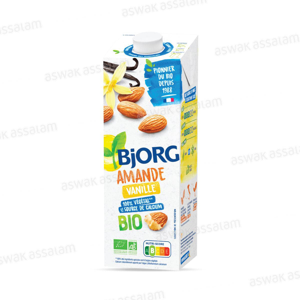 LAIT D’AMANDE VANILLE BIO 1L BJORG
