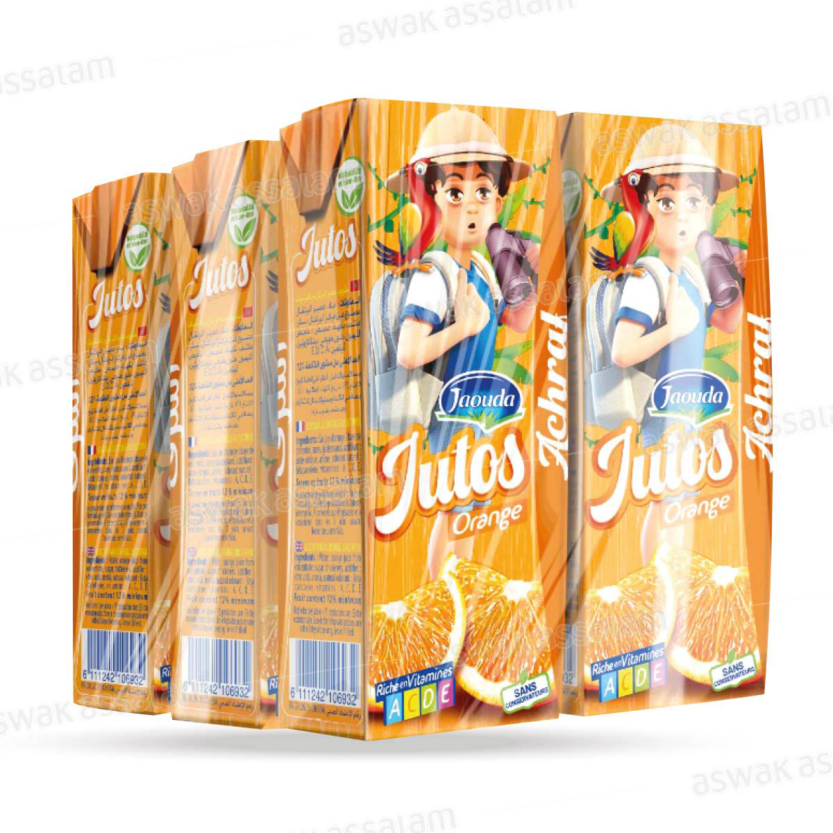 BOISSON JUTOS ORANGE 6*20CL PACK JAOUDA