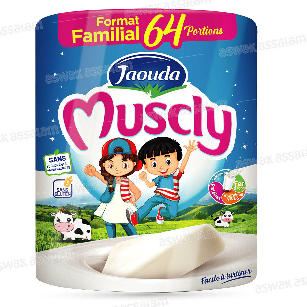 FROMAGE FONDU 64 PORTIONS MUSCLY JAOUDA