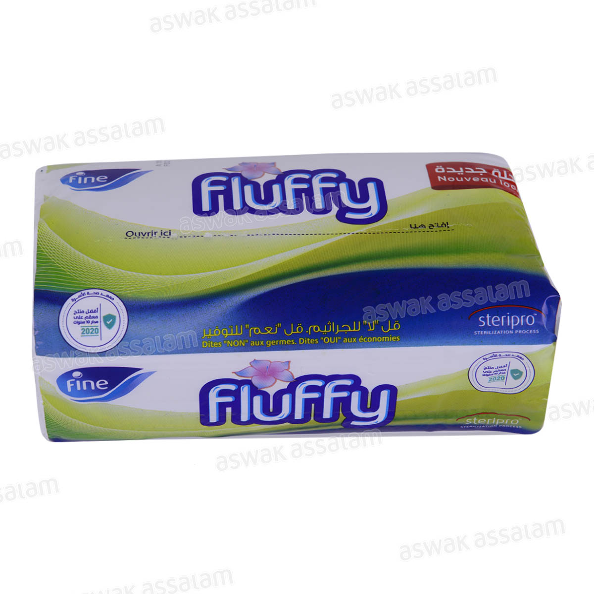 MOUCHOIR 257 FEUILLES FLUFFY