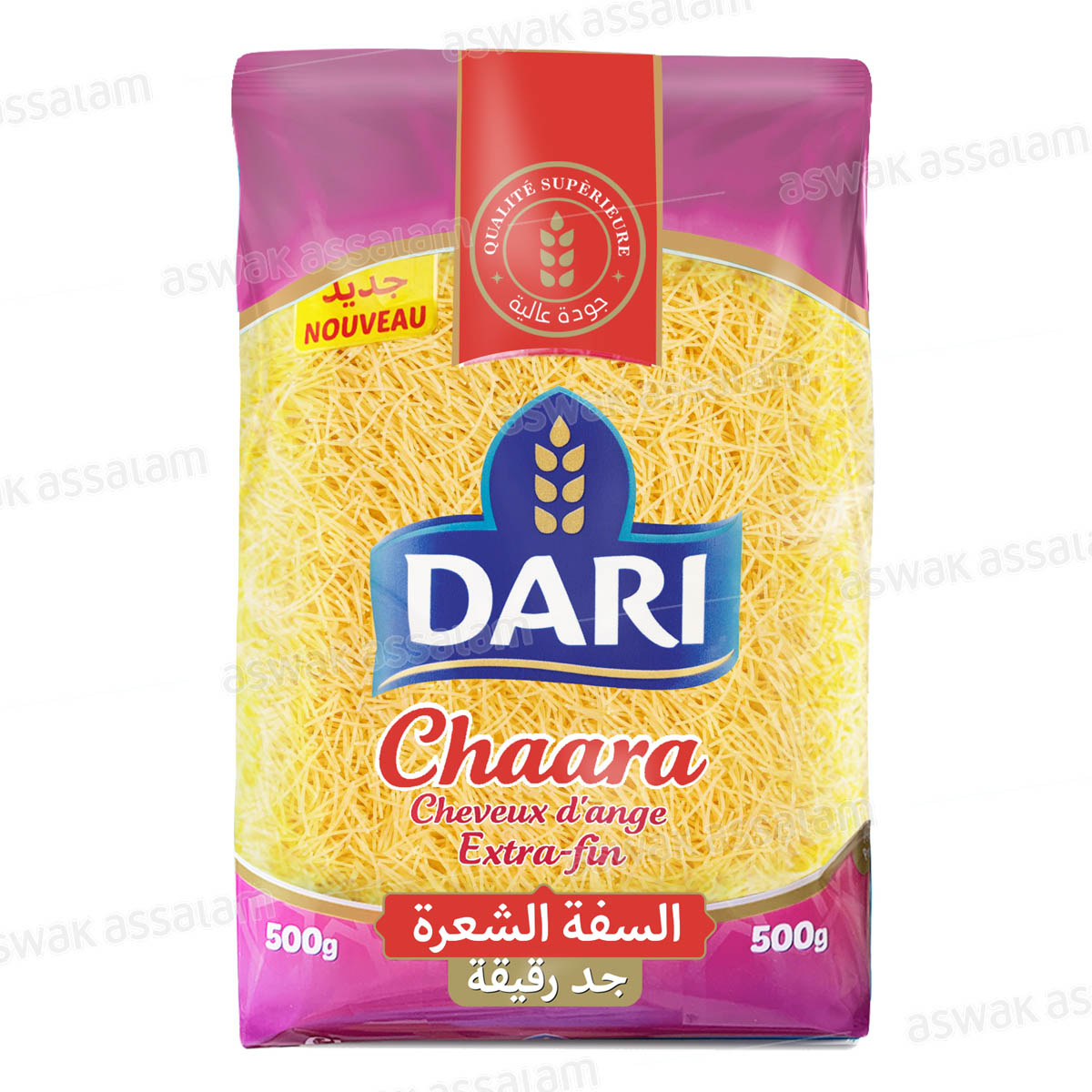 CHEVEUX D’ANGE CHAARA EXTRA FINS 500G DARI