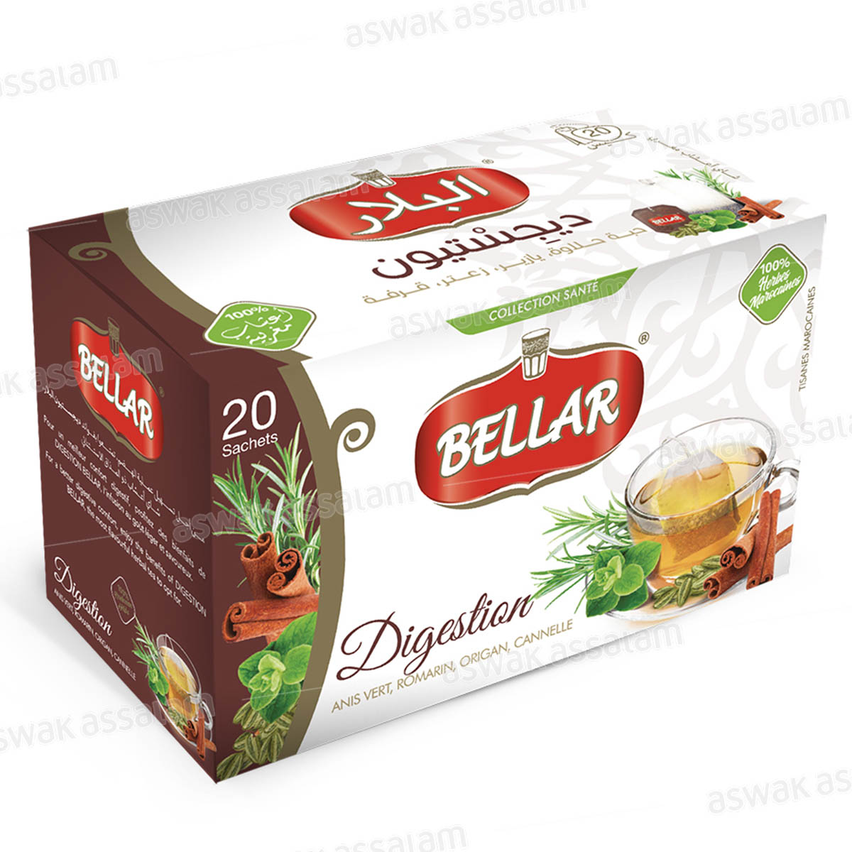 TISANE DIGESTION 20 SACHETS BELLAR