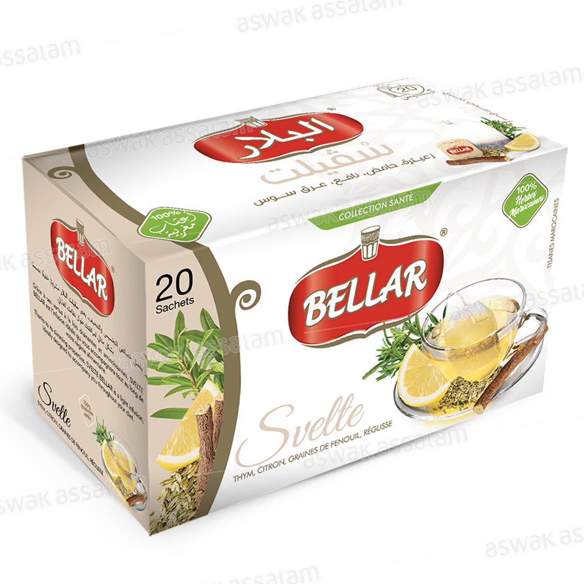 TISANE SVELTE 20 SACHETS BELLAR