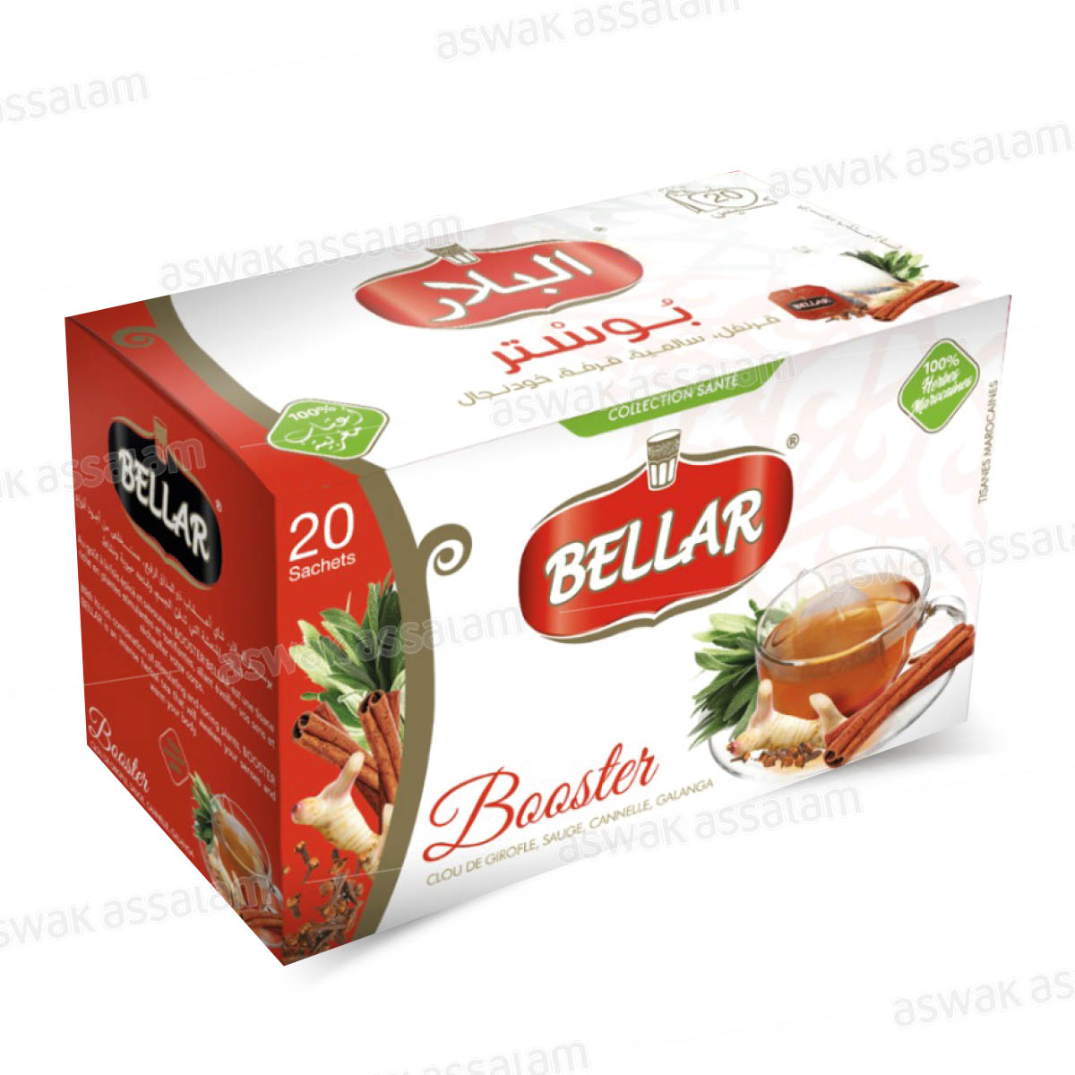 TISANE BOOSTER 20 SACHETS BELLAR
