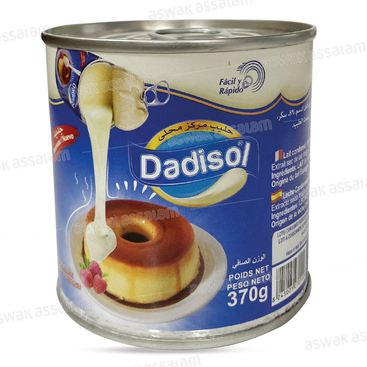 LAIT CONCENTRE SUCRE 370G DADISOL
