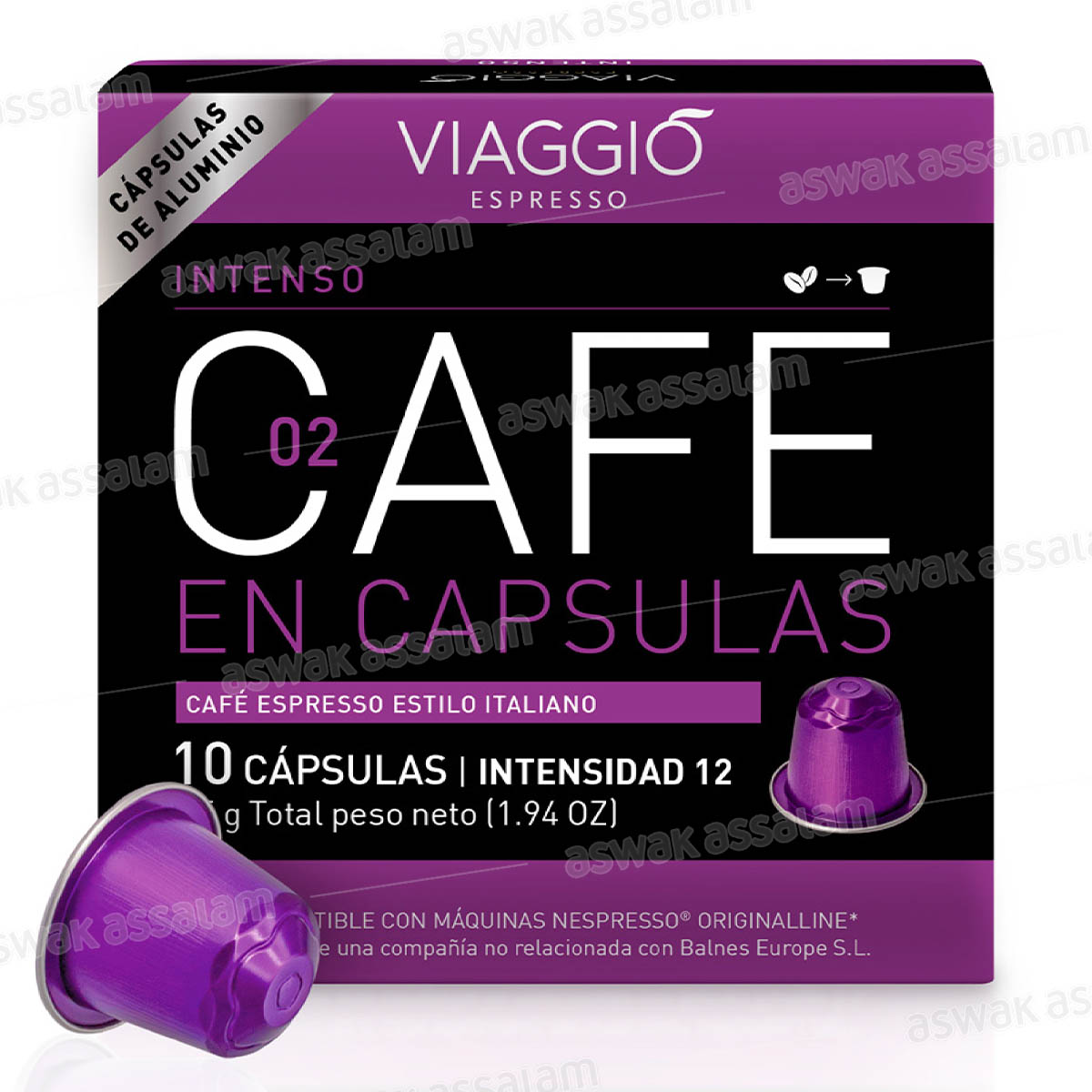 CAFÉ INTENSO INTENSITE 12 BOITE 10 CAPSULES VIAGGIO