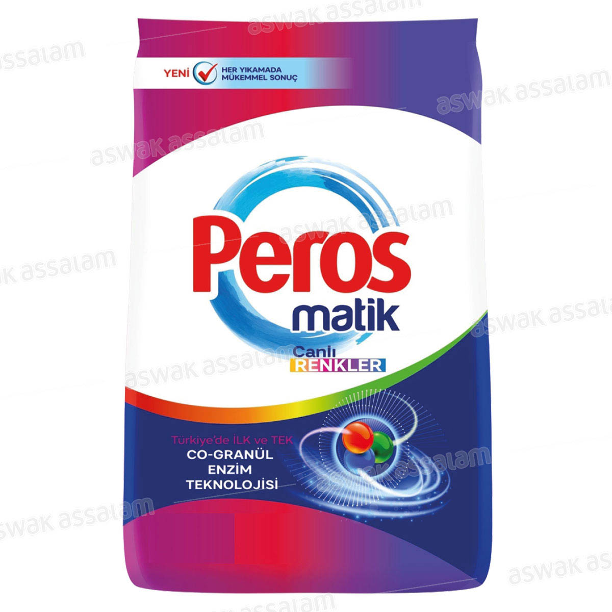 LESSIVE LIQUIDE COULEURS VIVES 3KG PEROS