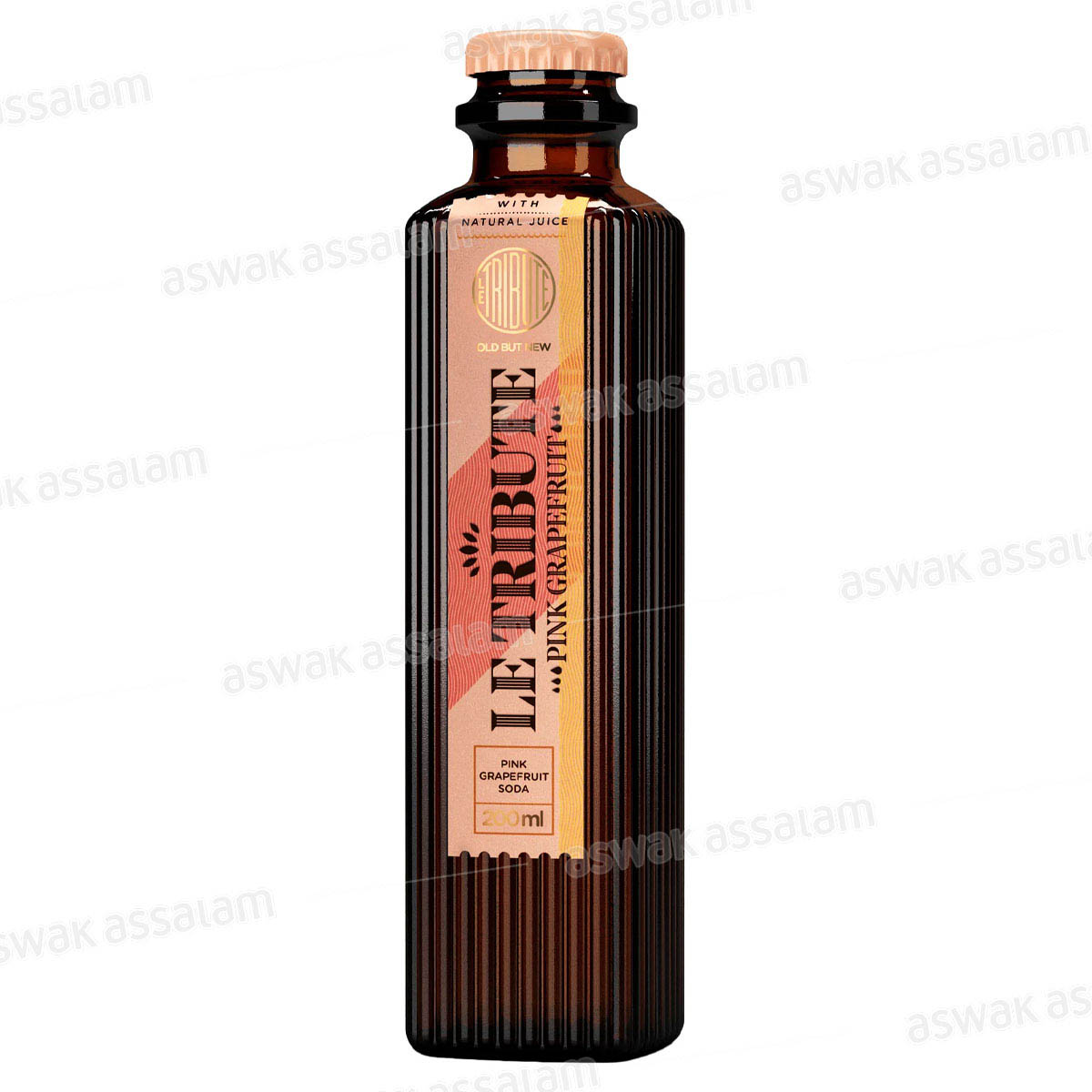 BOISSON GAZEUSE AU JUS NATUREL DE PAMPLEMOUSSE ROSE 200ML LE TRIBUTE