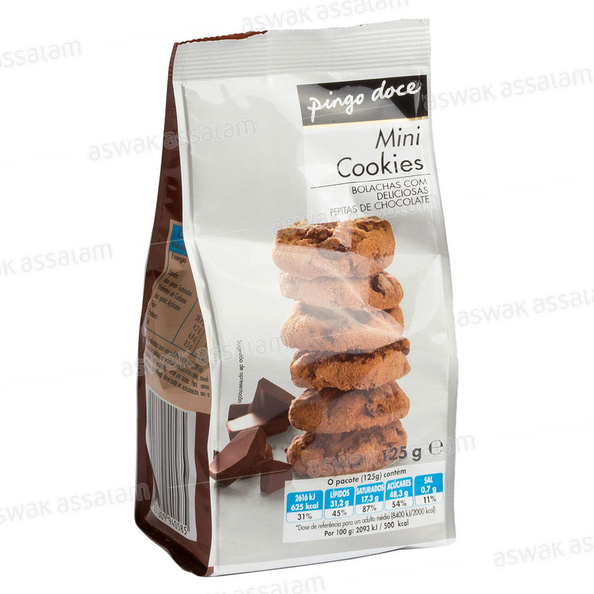 MINI COOKIES 125G PINGO DOCE
