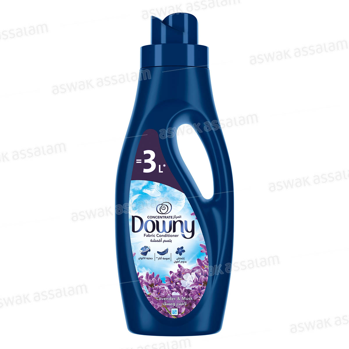ASSOUPLISSANT CONCENTRE LAVANDE ET MUSK 1L DOWNY