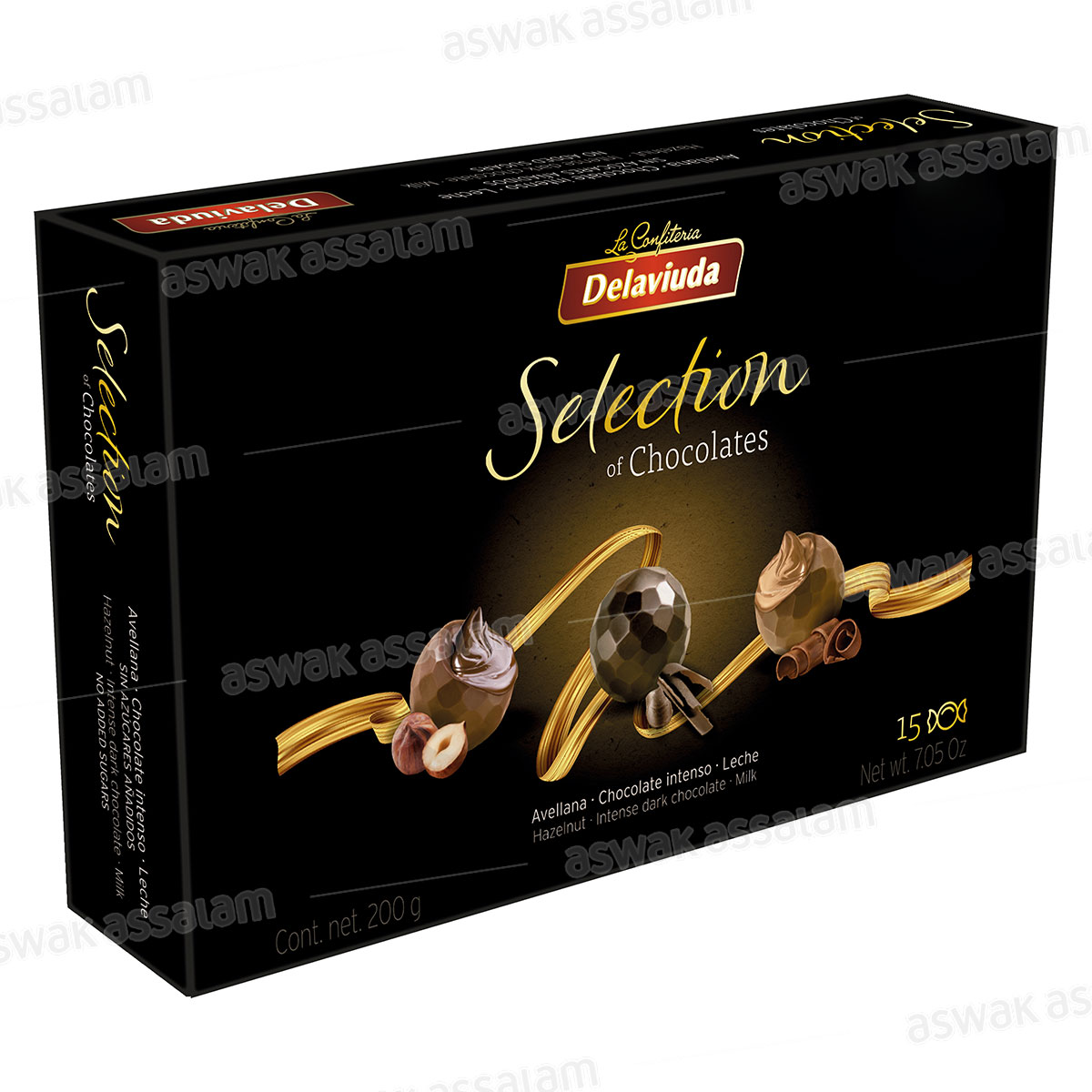 ASSORTIMENT DE CHOCOLATS 200G SELECTION DELAVIUDA
