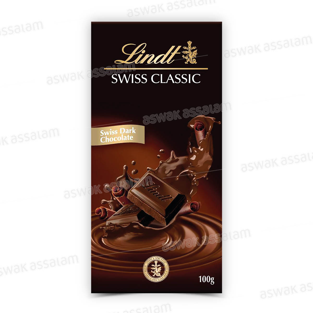 CHOCOLAT SWISS CLASSIC EXTRA NOIR 100G LINDT