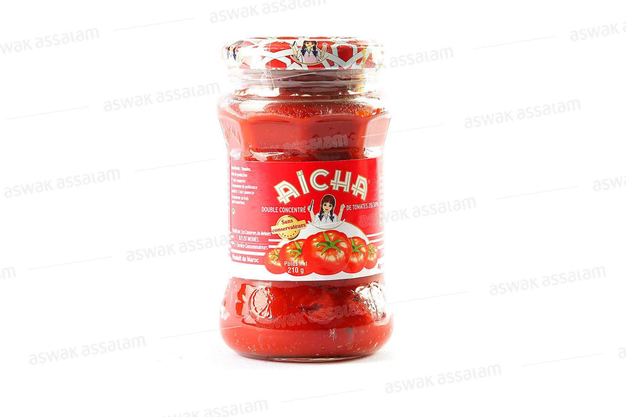 CONCENTRE DE TOMATE 72CL AICHA