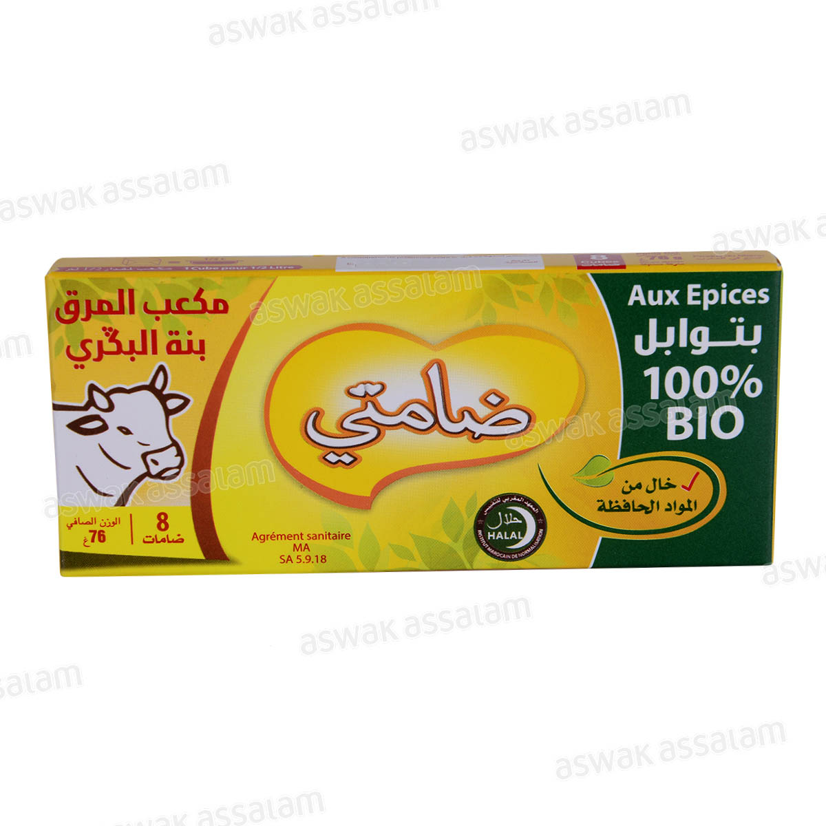 BOUILLON DAMTI BOEUF 8 CUBES IDEAL