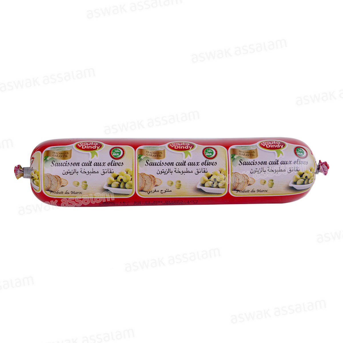 SAUCISSON AUX OLIVES 380G DINDY