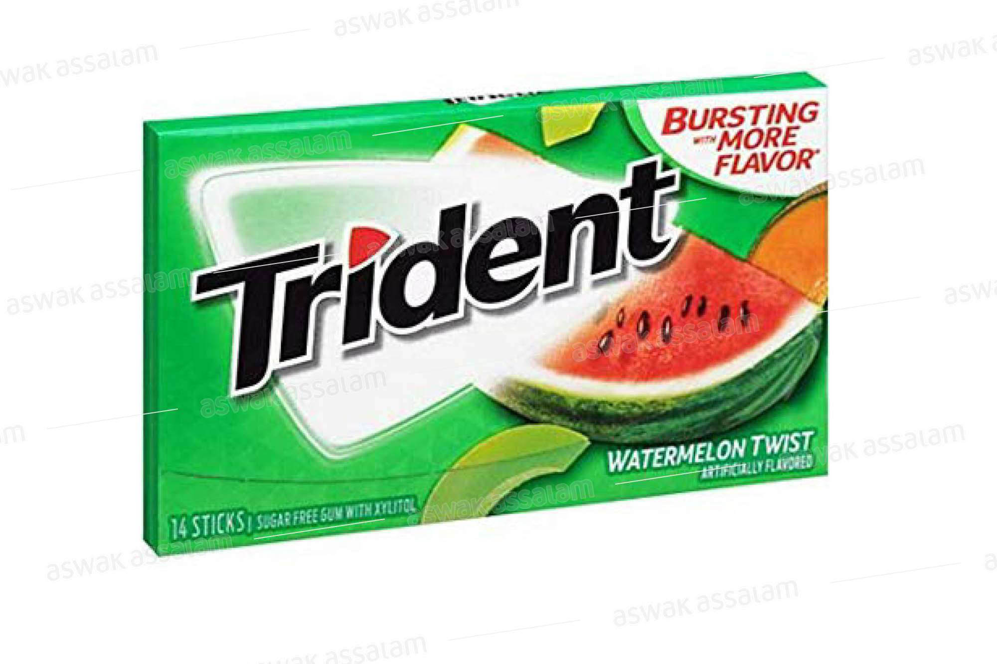 CHEWING-GUM WATERMELON 14 PIECES TRIDENT