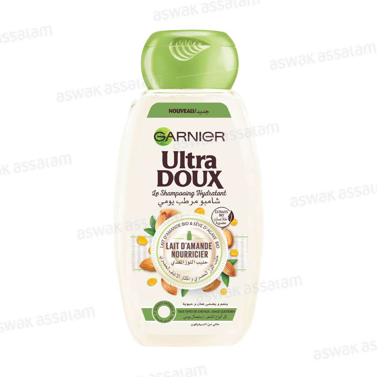SHAMPOOING AU LAIT D&rsquo;AMANDE 600ML ULTRA DOUX